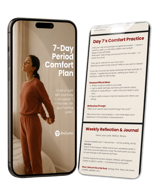 7-Day Period Comfort Plan 🗓️