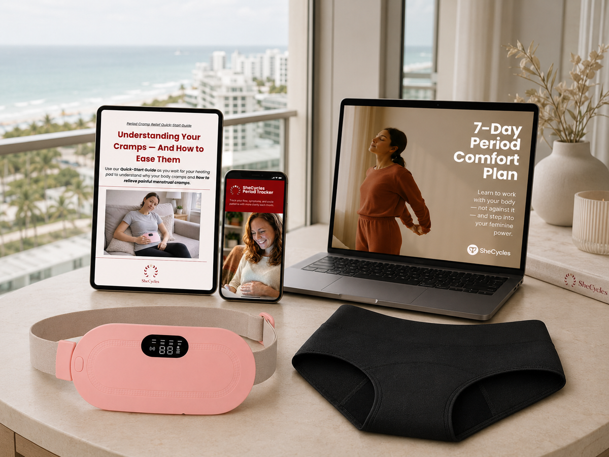 SheCycles Comfort Kit bundle